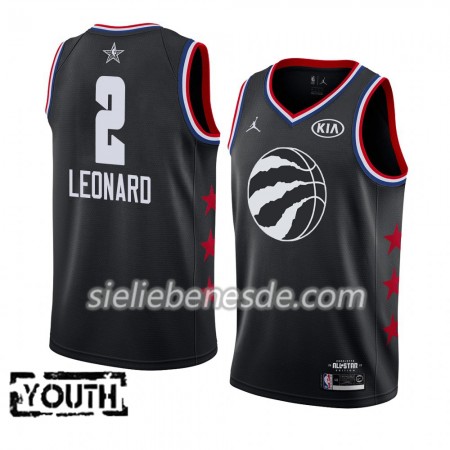 Kinder NBA Toronto Raptors Trikot Kawhi Leonard 2 2019 All-Star Jordan Brand Schwarz Swingman